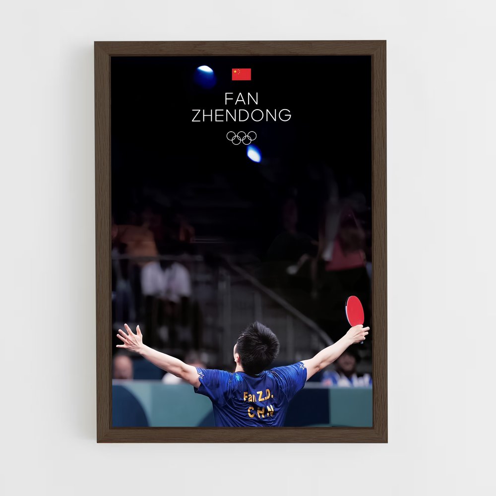 Poster Ping Pong Master – affiche Tennis de table (vue 5)